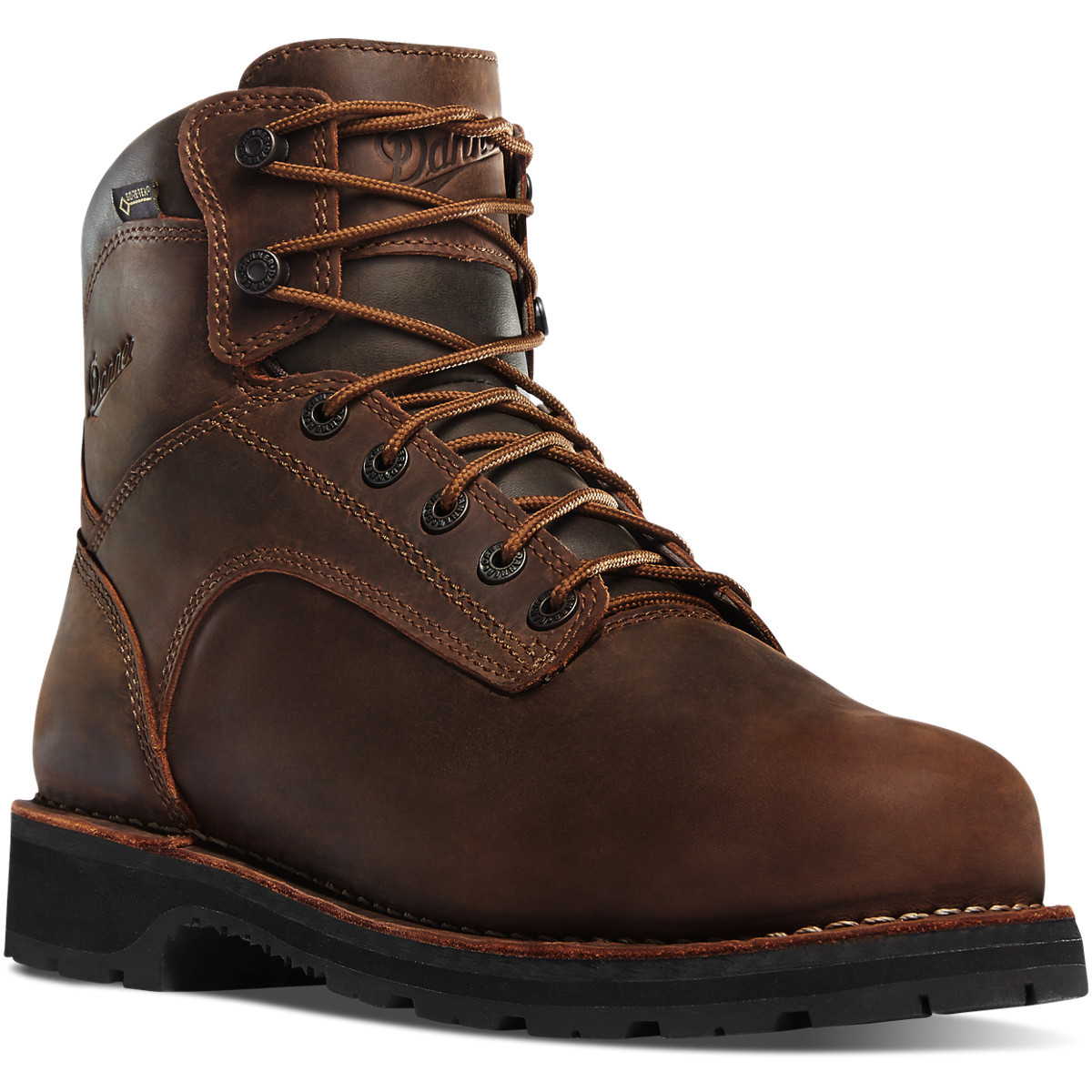 Danner Workman 6 Dark Brown Work Boots Mens - South Africa 26308MGBQ